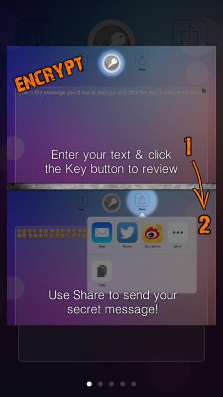 Key Crypt - Text in secret!  Screenshot