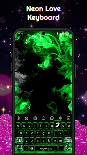 Keyboard - Neon Love Theme 1.5.2 Screenshot