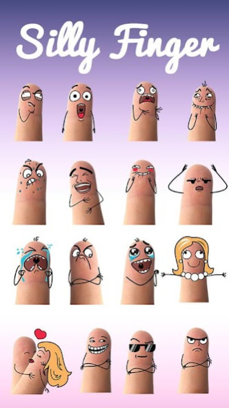 Keyboard Sticker Silly Finger 1.3 Screenshot