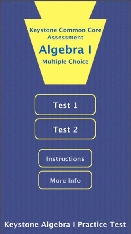 Keystone Alg I Practice Tests 4.0 Screenshot