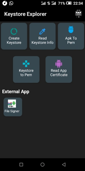 KeyStore Explorer 1.0 Screenshot
