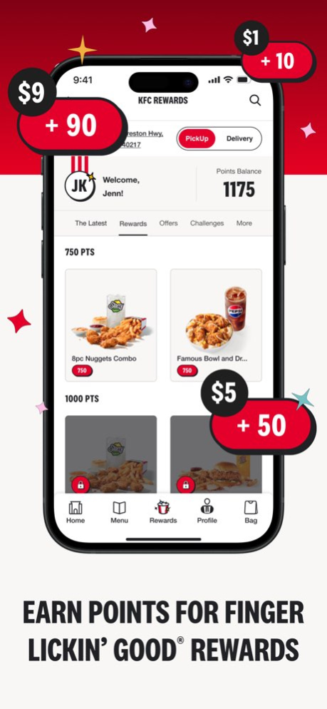 KFC US: Ordering & Delivery 2026.9.0 Screenshot