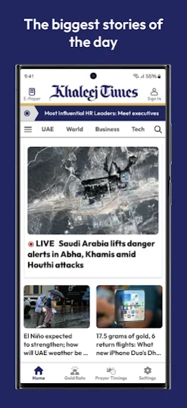 Khaleej Times: UAE, World News 3.0.61 Screenshot