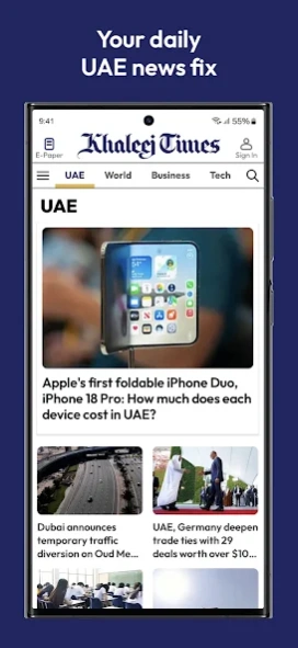 Khaleej Times: UAE, World News 3.0.61 Screenshot