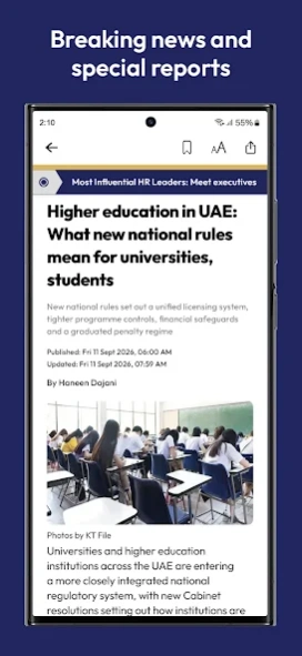 Khaleej Times: UAE, World News 3.0.61 Screenshot