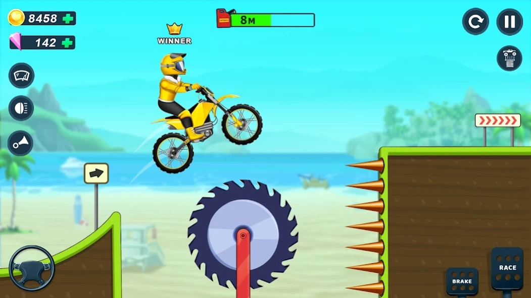 Bike Hill Racing Game For kids 1.1.1 Screenshot