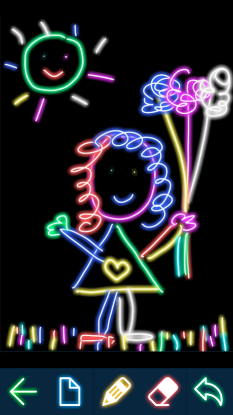 Kids Doodle - Neon Doodle & Draw Pro 1.0 Screenshot