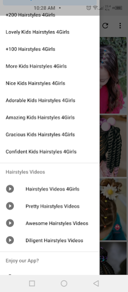 Kids hairstyles for girls 1.0 Screenshot