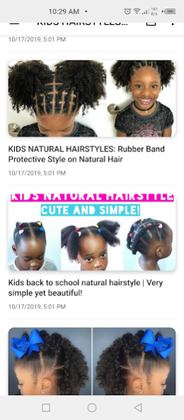 Kids hairstyles for girls 1.0 Screenshot