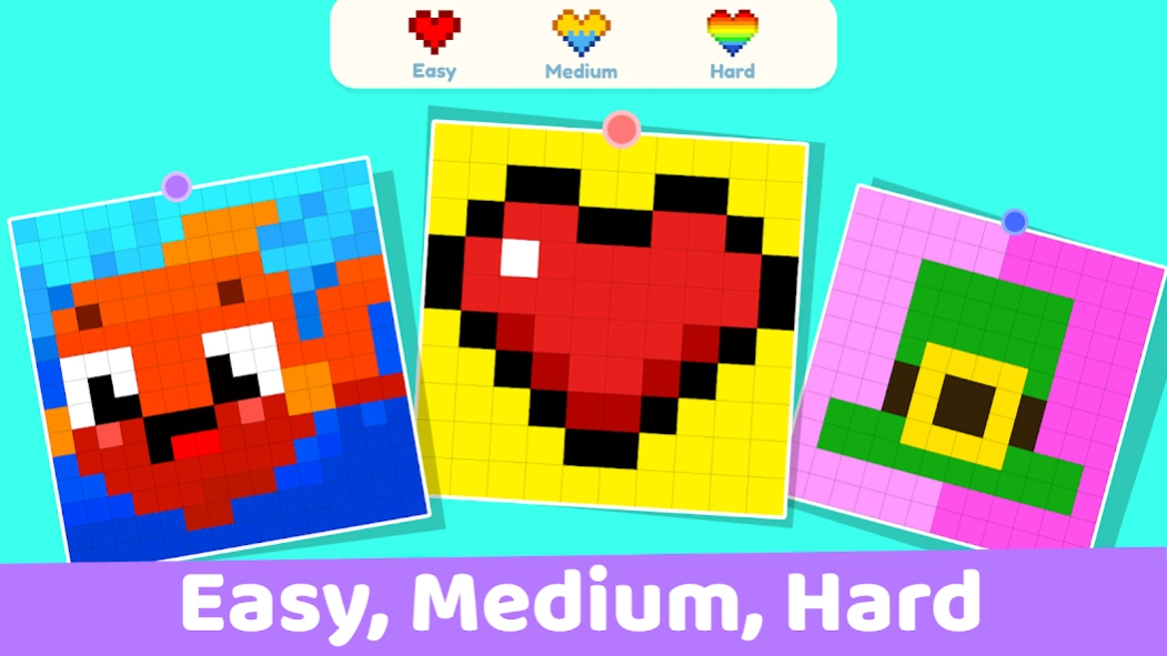 Kids Pixel Art Coloring Games 4.6 Screenshot
