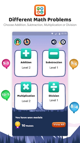 KidsMath App 1.0.1.29 Screenshot