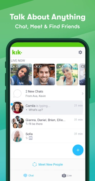 Kik - Messaging & Chat App 17.21.0.35551 Screenshot