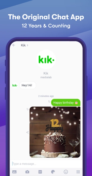 Kik - Messaging & Chat App 17.21.0.35551 Screenshot
