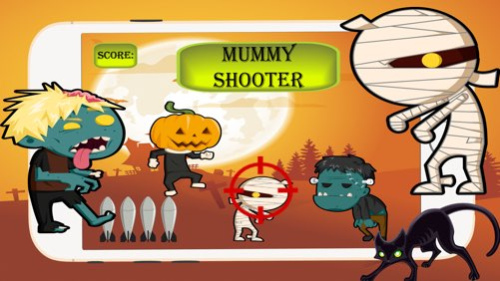 Killer Mummy Halloween:Shooting Fun Game For Kids  Screenshot