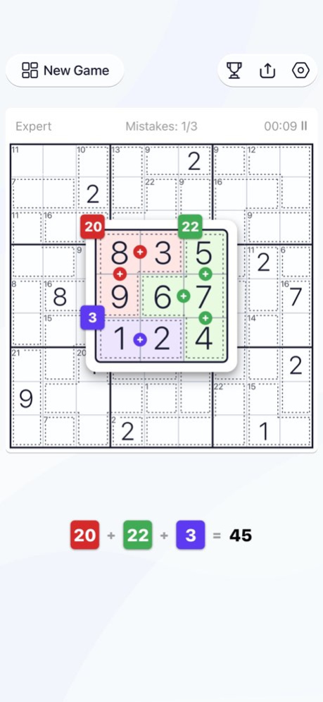 Killer Sudoku - Puzzle Games 3.14.1 Screenshot