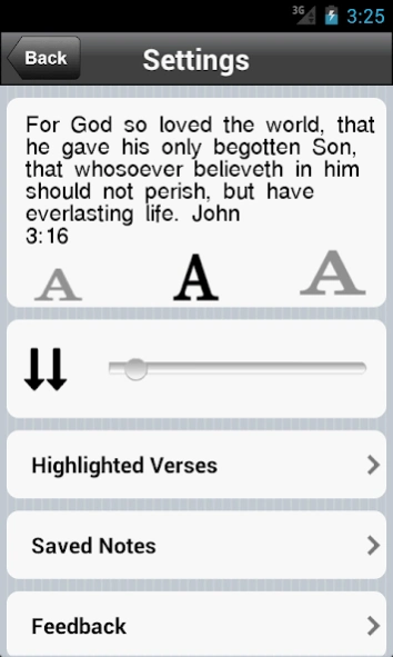 King James Bible (KJV)  Screenshot