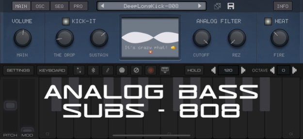 King of Bass: Synth + 808 Sub 1.9.2 Screenshot