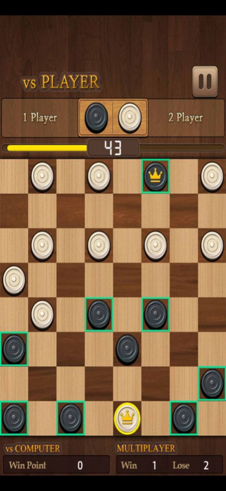 King of Checkers 1.2.8 Screenshot