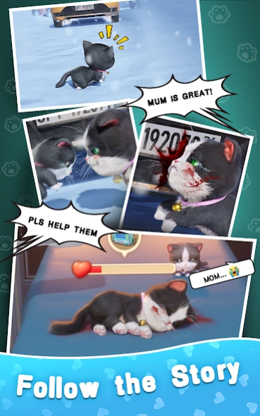 Kitten Match 3D 0.47.0 Screenshot