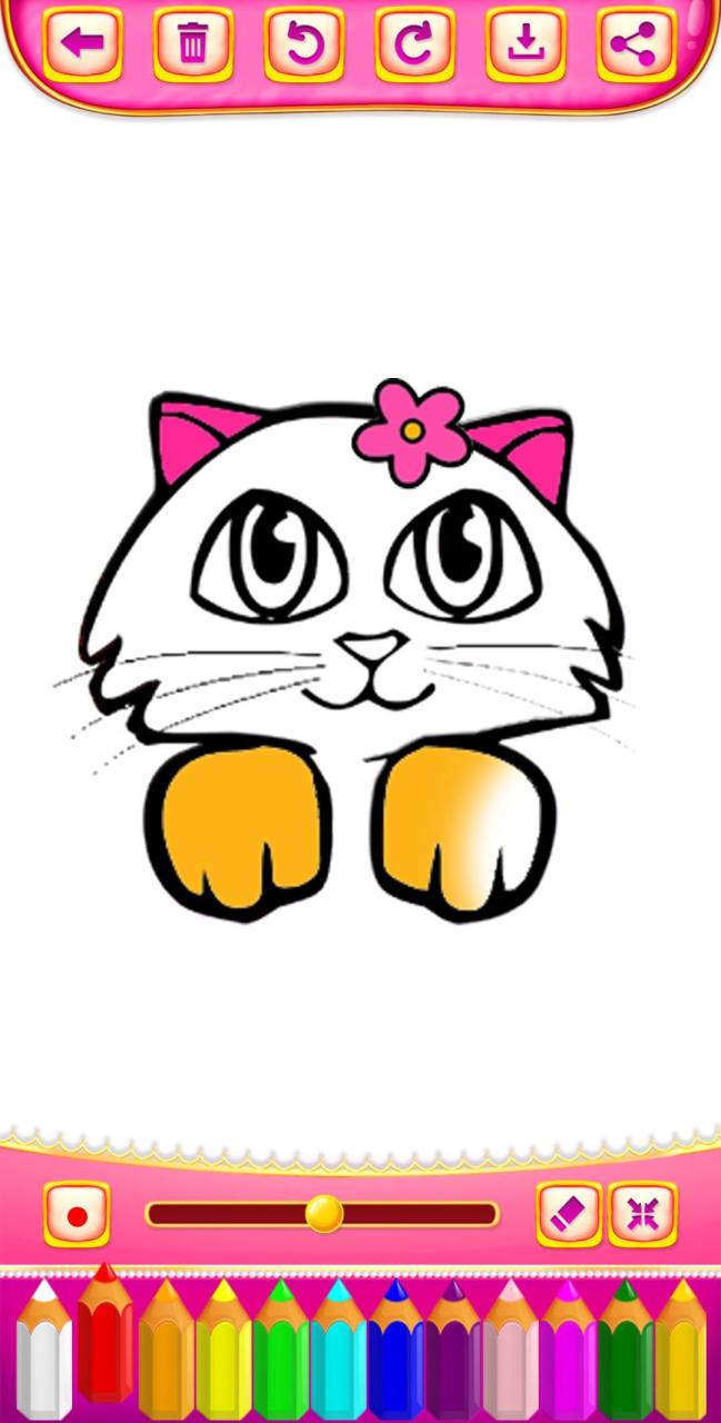 Kitty Coloring Book 3.0.1 Screenshot