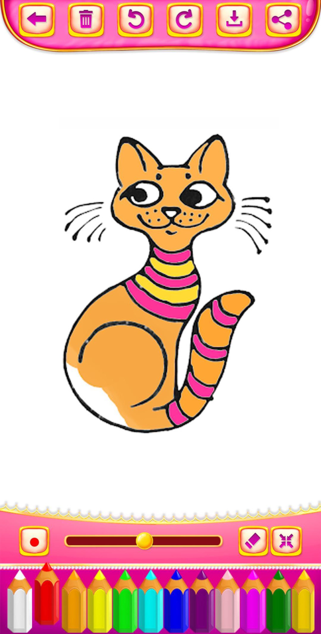 Kitty Coloring Book 3.0.1 Screenshot