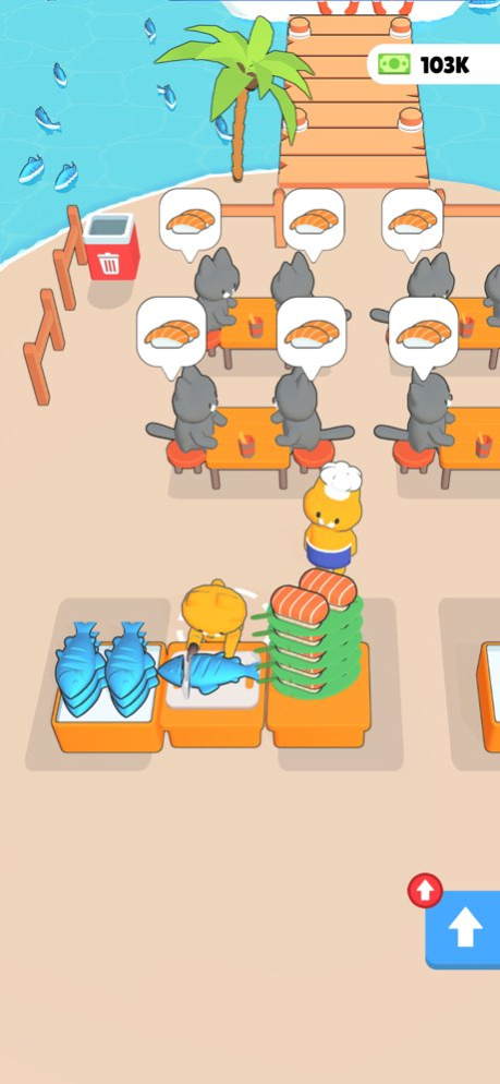 Kitty Sushi Dive 0.3.0 Screenshot