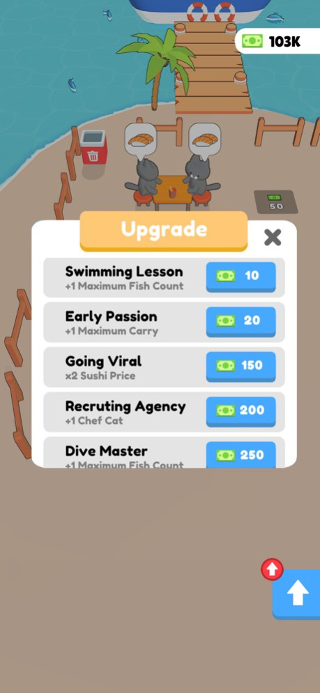Kitty Sushi Dive 0.3.0 Screenshot