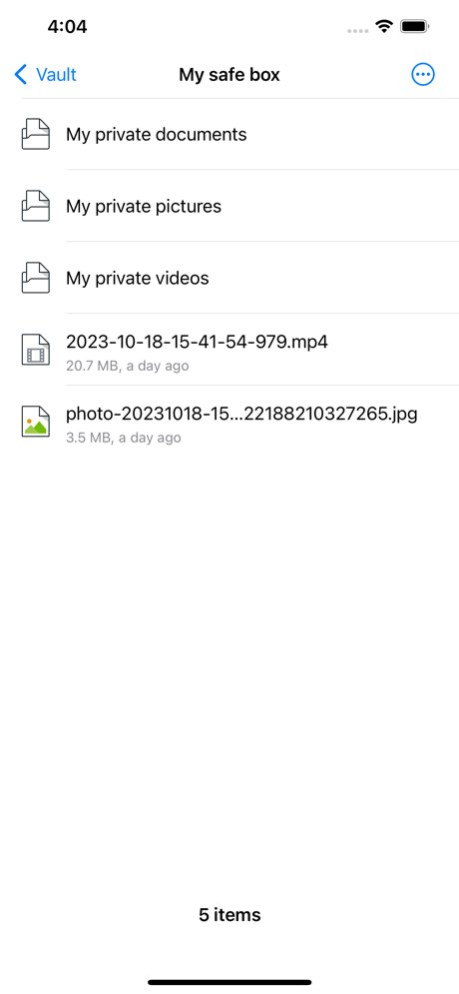Koofr Vault 0.1.25 Screenshot