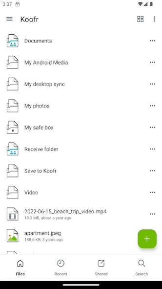 Koofr: The Cloud Storage 4.10.2 Screenshot