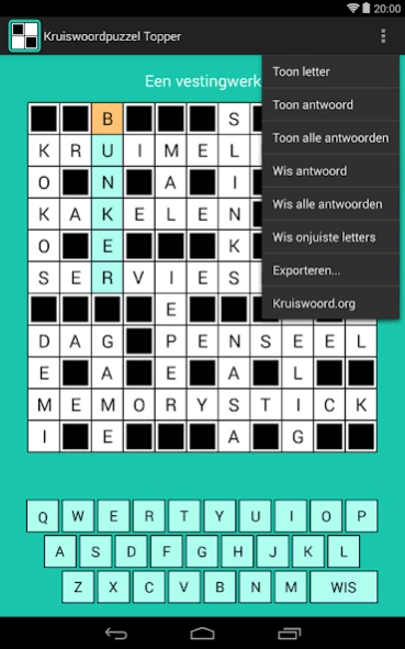 Kruiswoordpuzzel Topper 4.1.2 Screenshot