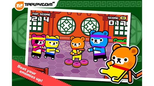 KungFu Battle -- Tappi Bear 3.3 Screenshot