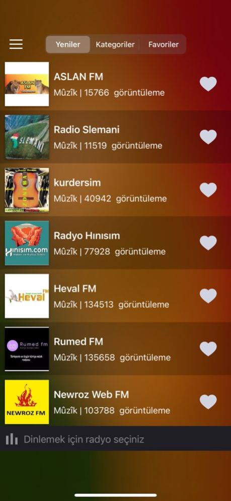 Kürtçe Radyo - Radyoyê Kurdî 5.7 Screenshot
