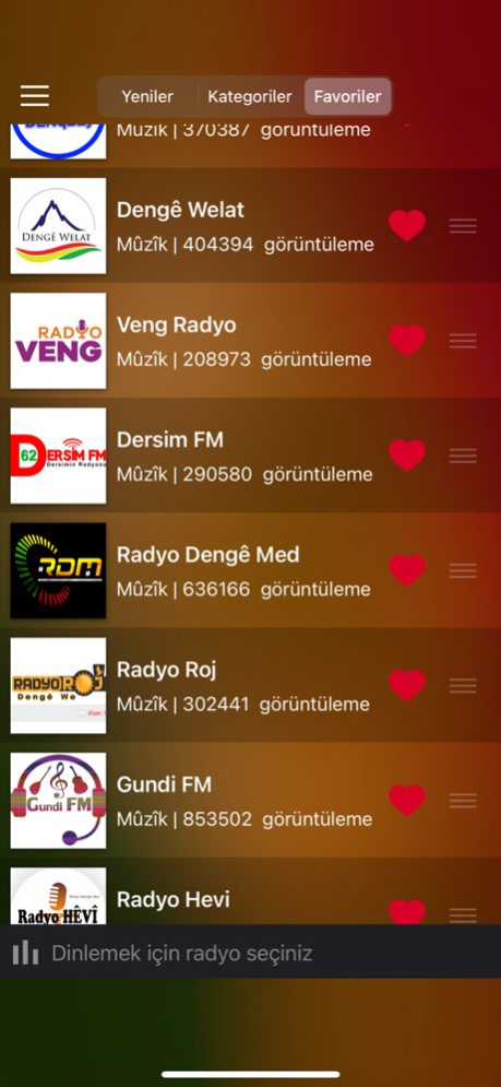 Kürtçe Radyo - Radyoyê Kurdî 5.7 Screenshot