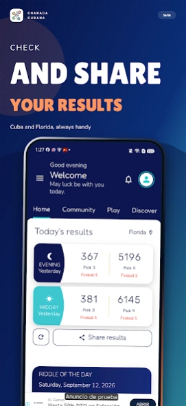 Charada Cubana - Bolita Miami 4.1.4 Screenshot