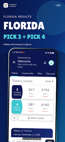 Charada Cubana - Bolita Miami 4.1.4 Screenshot