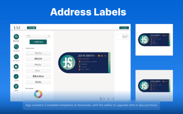 Label Maker Design & Creator 0.2.0 Screenshot