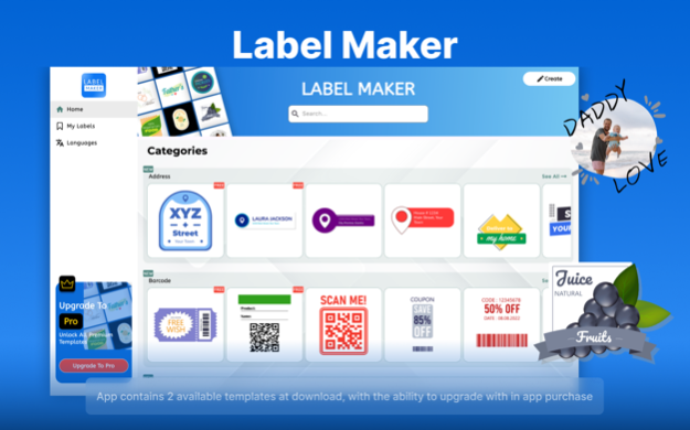 Label Maker Design & Creator 0.2.0 Screenshot