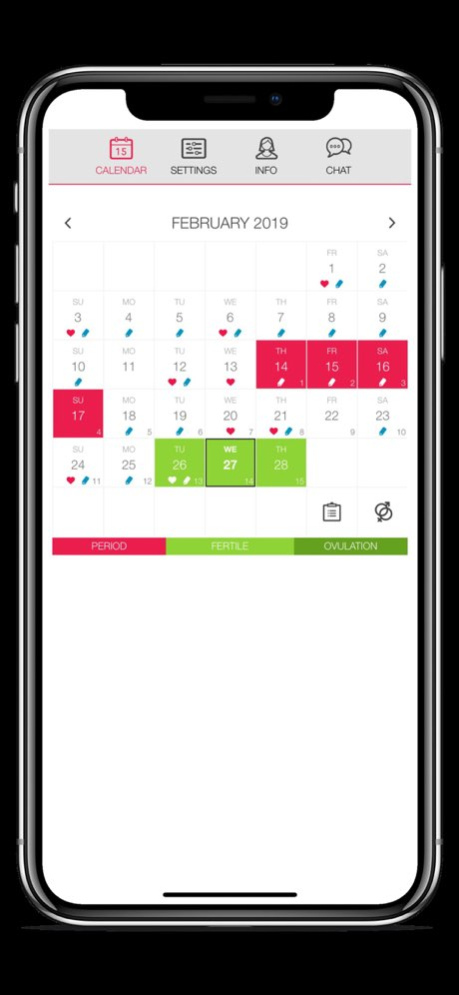 LADYTIMER Period Tracker 5.3 Screenshot