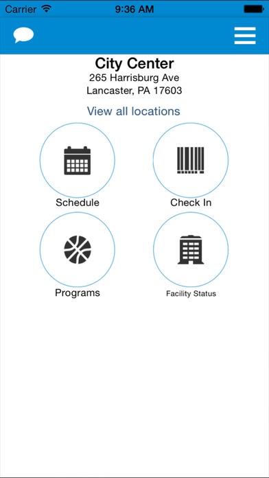 Lancaster Family YMCA 8.3.3 Screenshot