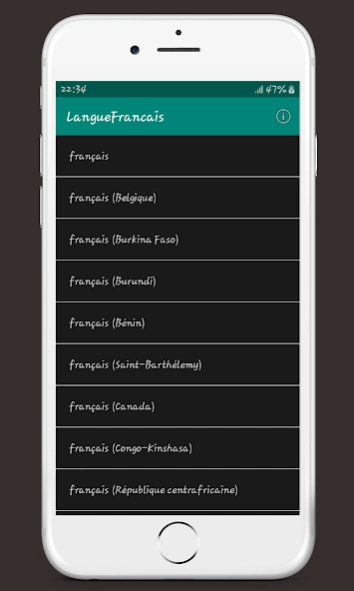 Langue Francais 1.1.0 Screenshot