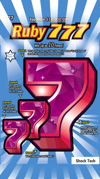 Las Vegas Scratch Ticket 1 Screenshot