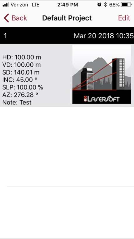 LaserSoft Measure 1.1 Screenshot