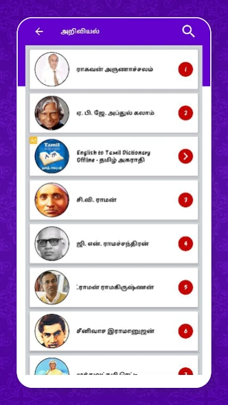 Leaders History in Tamil  Screenshot