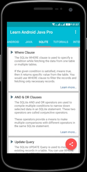 Learn Android Development Pro  Screenshot