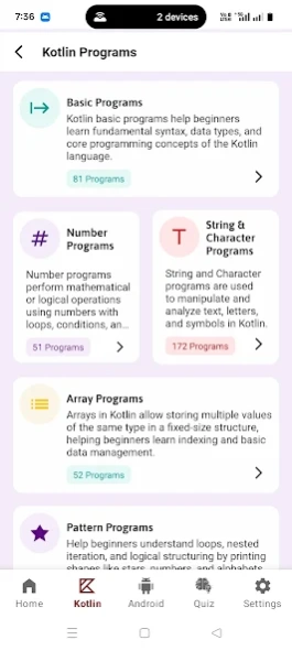 Learn Android Kotlin Tutorial 2.4.4 Screenshot