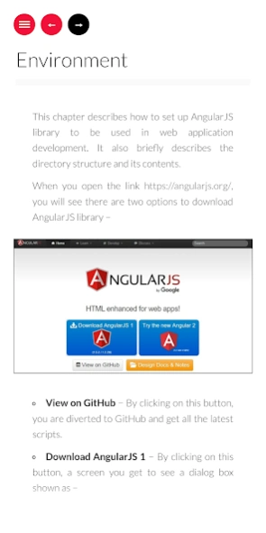 Learn Angular JS  Screenshot