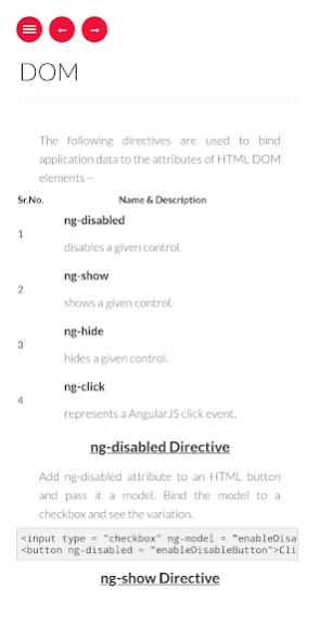 Learn Angular JS  Screenshot