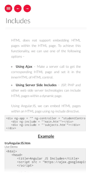Learn Angular JS  Screenshot