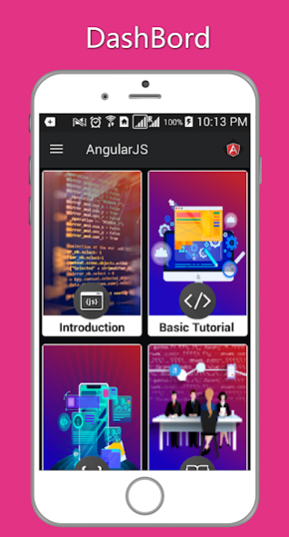 Learn AngularJS Offline Tutori 2.3 Screenshot