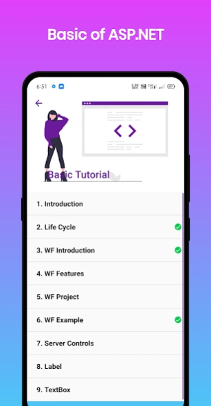 Learn ASP.NET  Screenshot